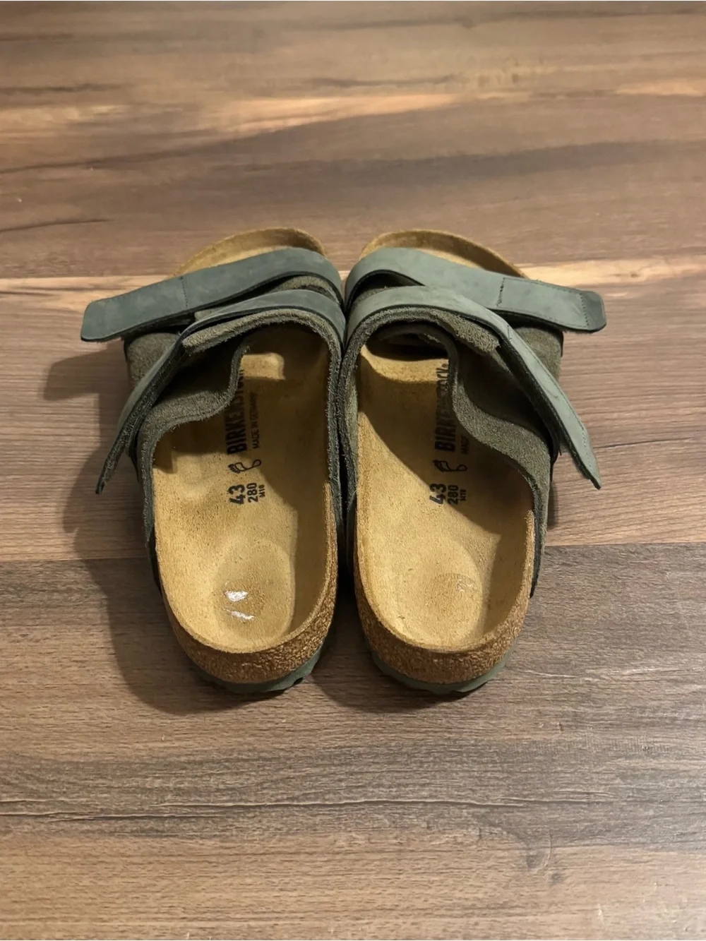 Birkenstock Uji Digital Green EU43 US10 Men's Regular Fit Sandals